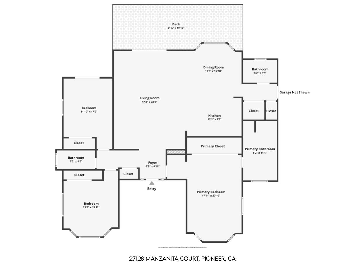 27128 Manzanita Court Pioneer CA 95666