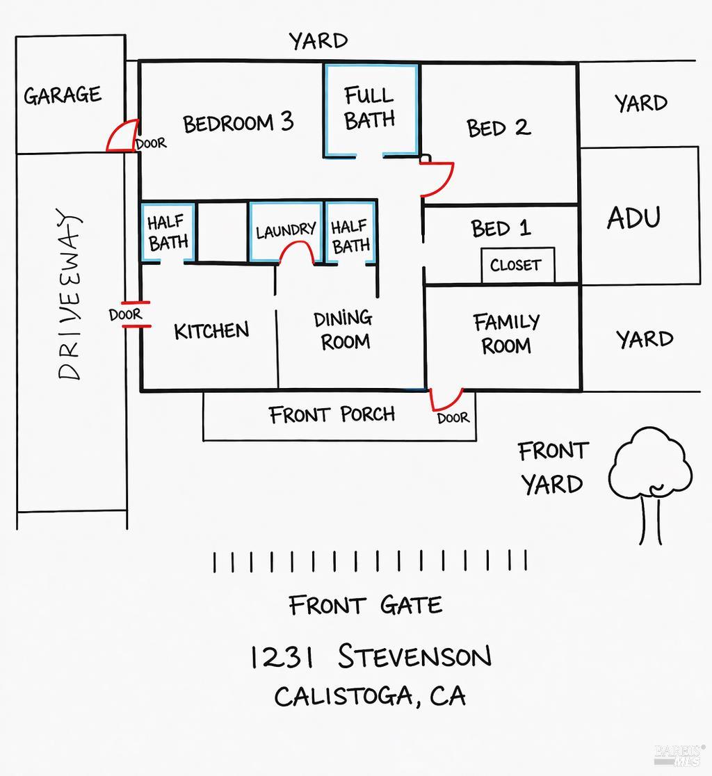 1231 Stevenson Street Calistoga CA 94515