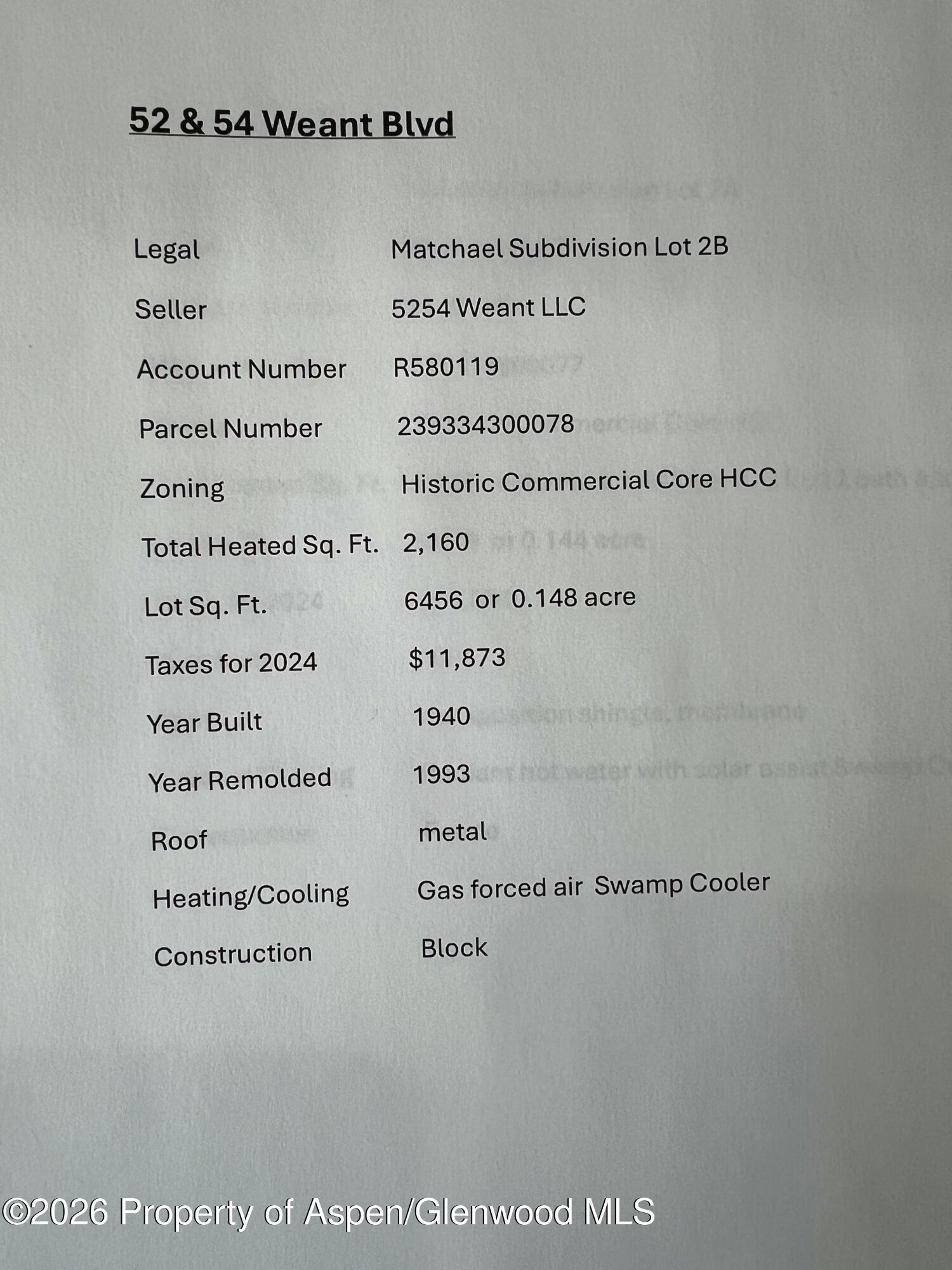 50,52,56 Weant Boulevard Carbondale CO 81623