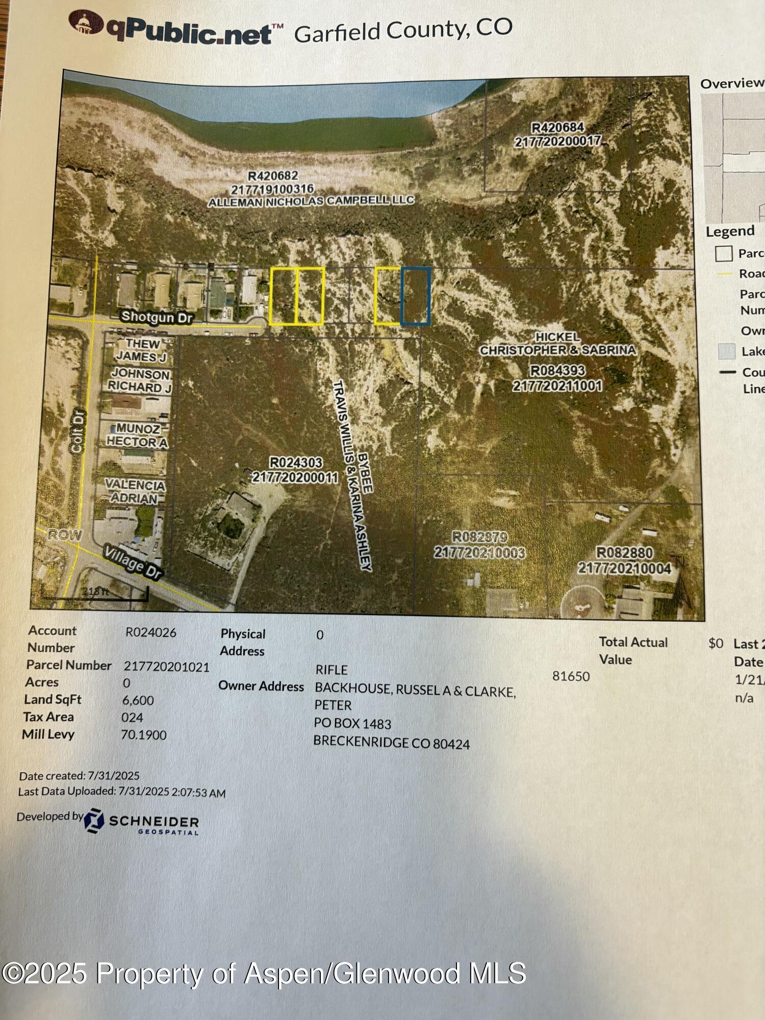 Tbd Shotgun Drive Rifle CO 81650