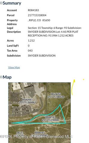 Tbd Snyder Subdivision Rifle CO 81650