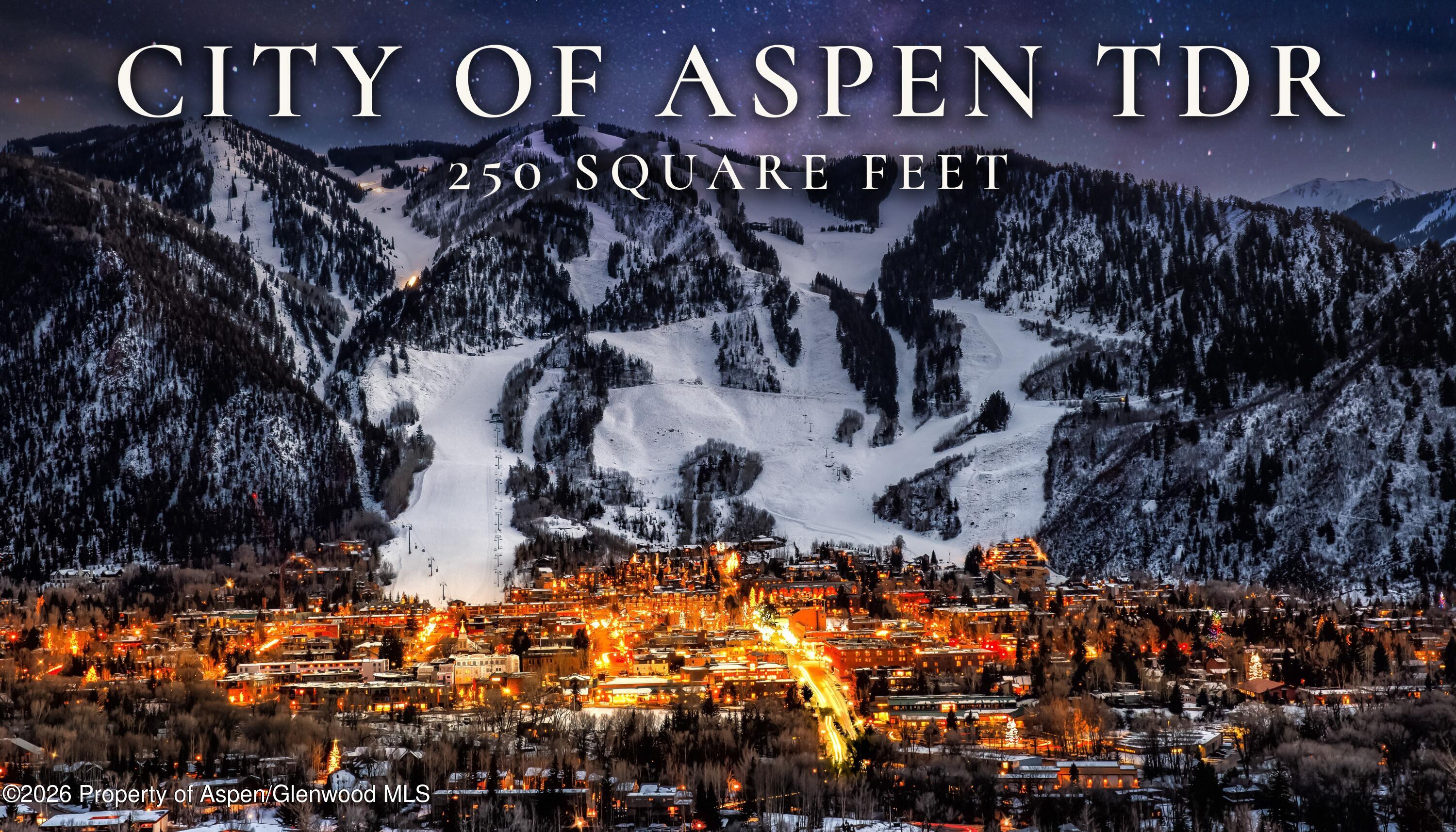 Aspen CO, Tdr Tdr City Of Aspen Street