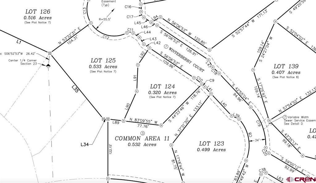 77 Winterberry Court (Lot 124) Durango CO 81301