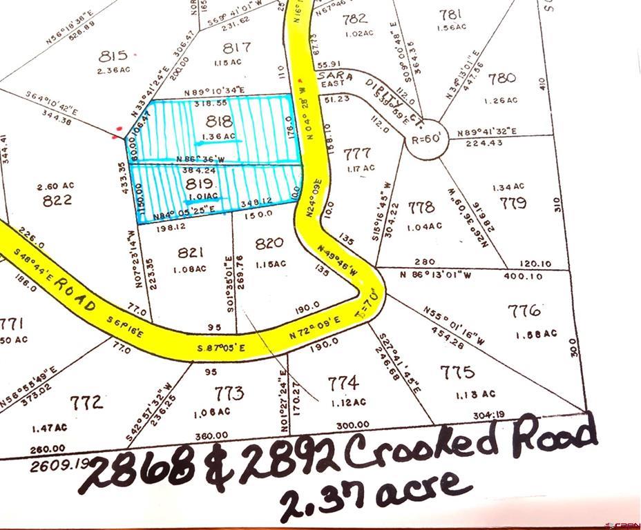2868/2892 Crooked Road Pagosa Springs CO 81147