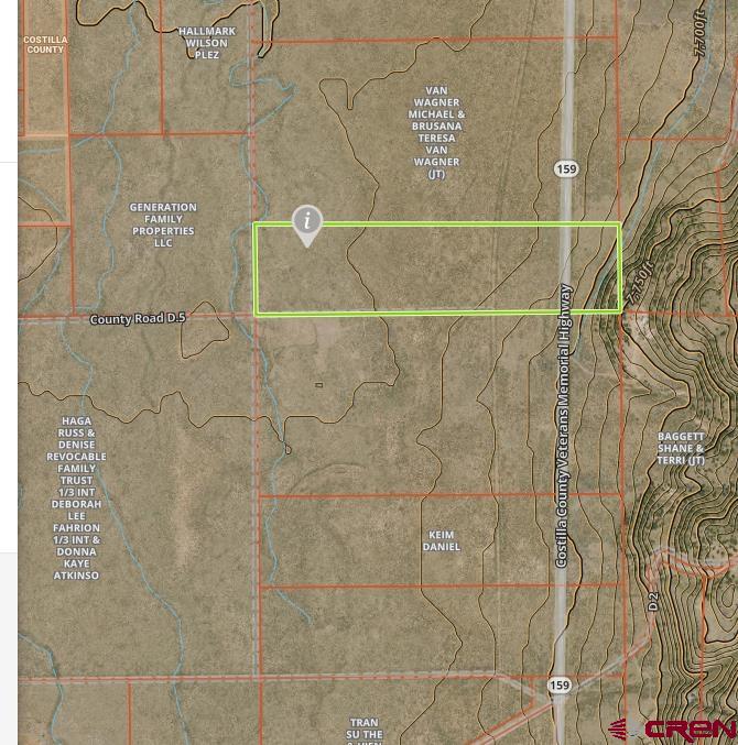 S1/2S1/2NE1/4 14-1-73 Road San Luis CO 81152