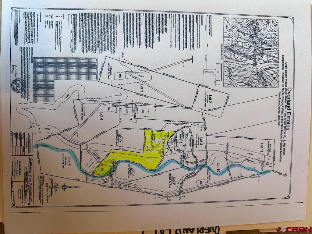 Lot 7 Overland Estates, Cr 110 Silverton CO 81433
