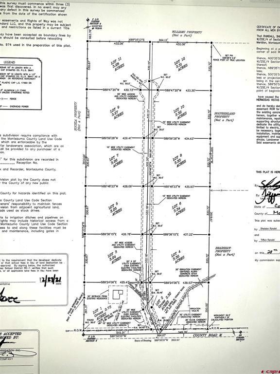 Tbd Road 22.6 Lot 10 Cortez CO 81321