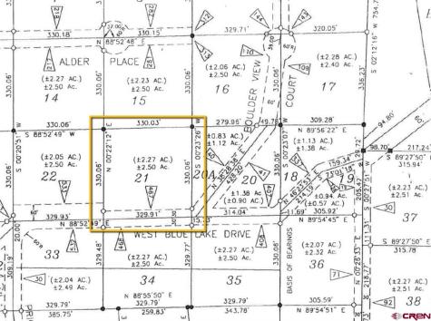 21 Echo Lake Access Easement Pagosa Springs CO 81147
