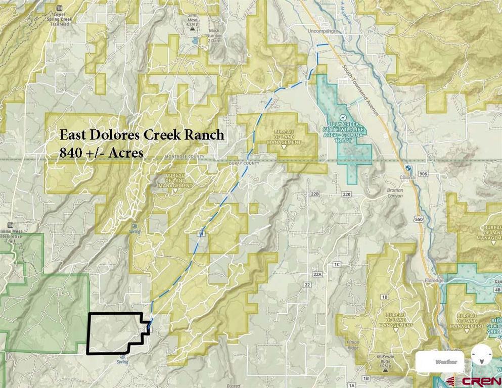 Tdb Homestead Government Springs Road Roads Montrose CO 81403