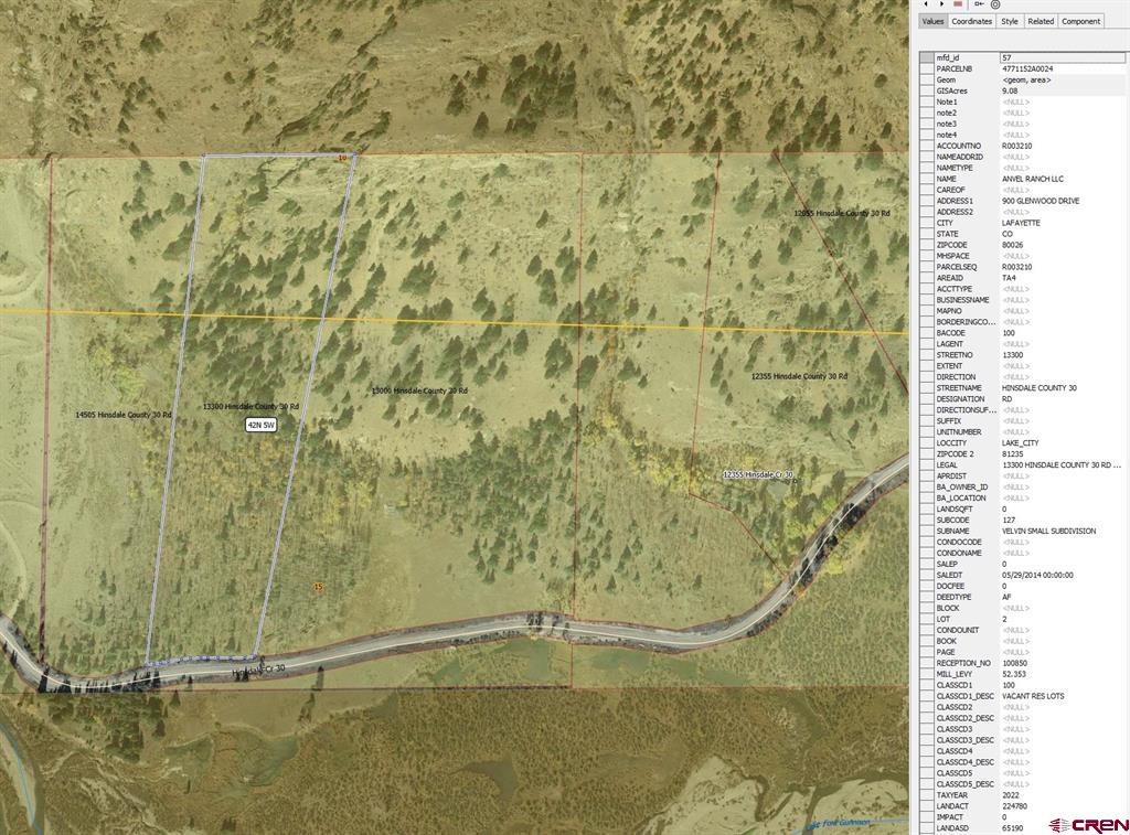 13300 Hinsdale County 30 Road Lake City CO 81235