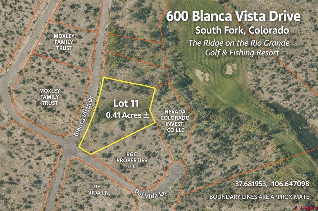 600 Blanca Vista Drive Lot 11 South Fork CO 81154