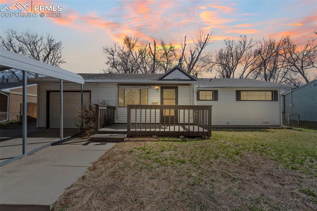 1505 Evergreen Drive Colorado Springs CO 80911