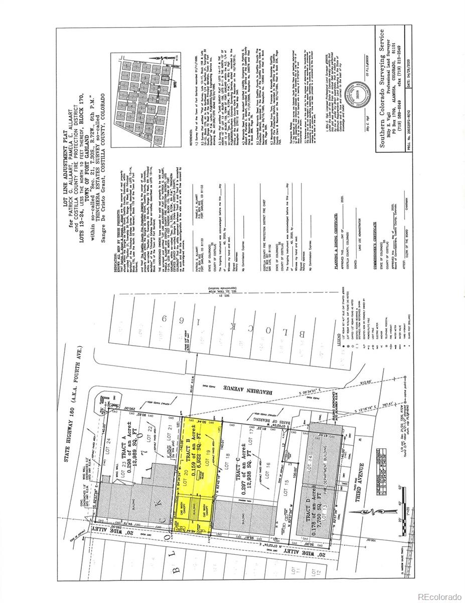315 Beaubien Avenue Fort Garland CO 81123