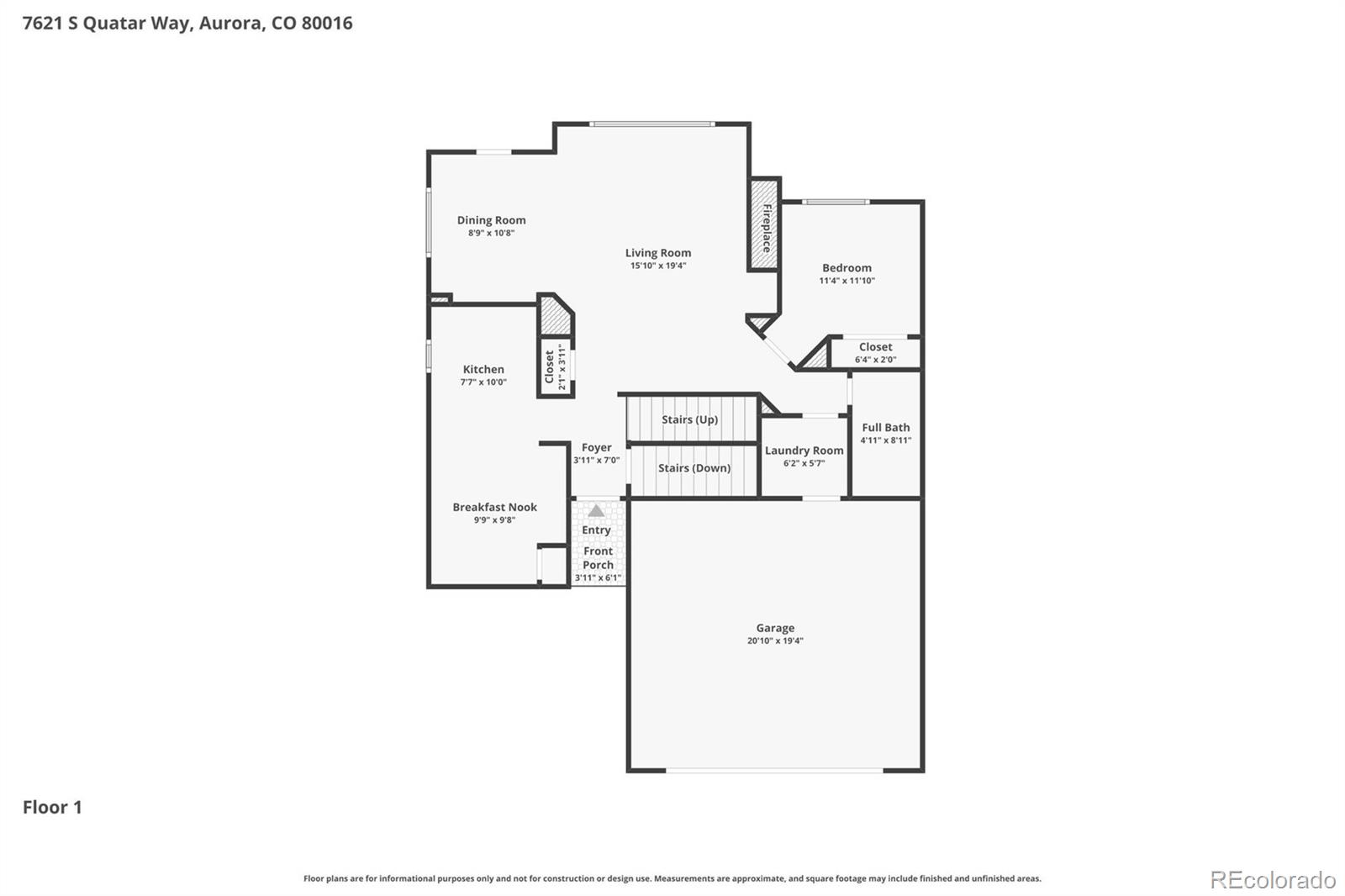 7621 S Quatar Way Aurora CO 80016