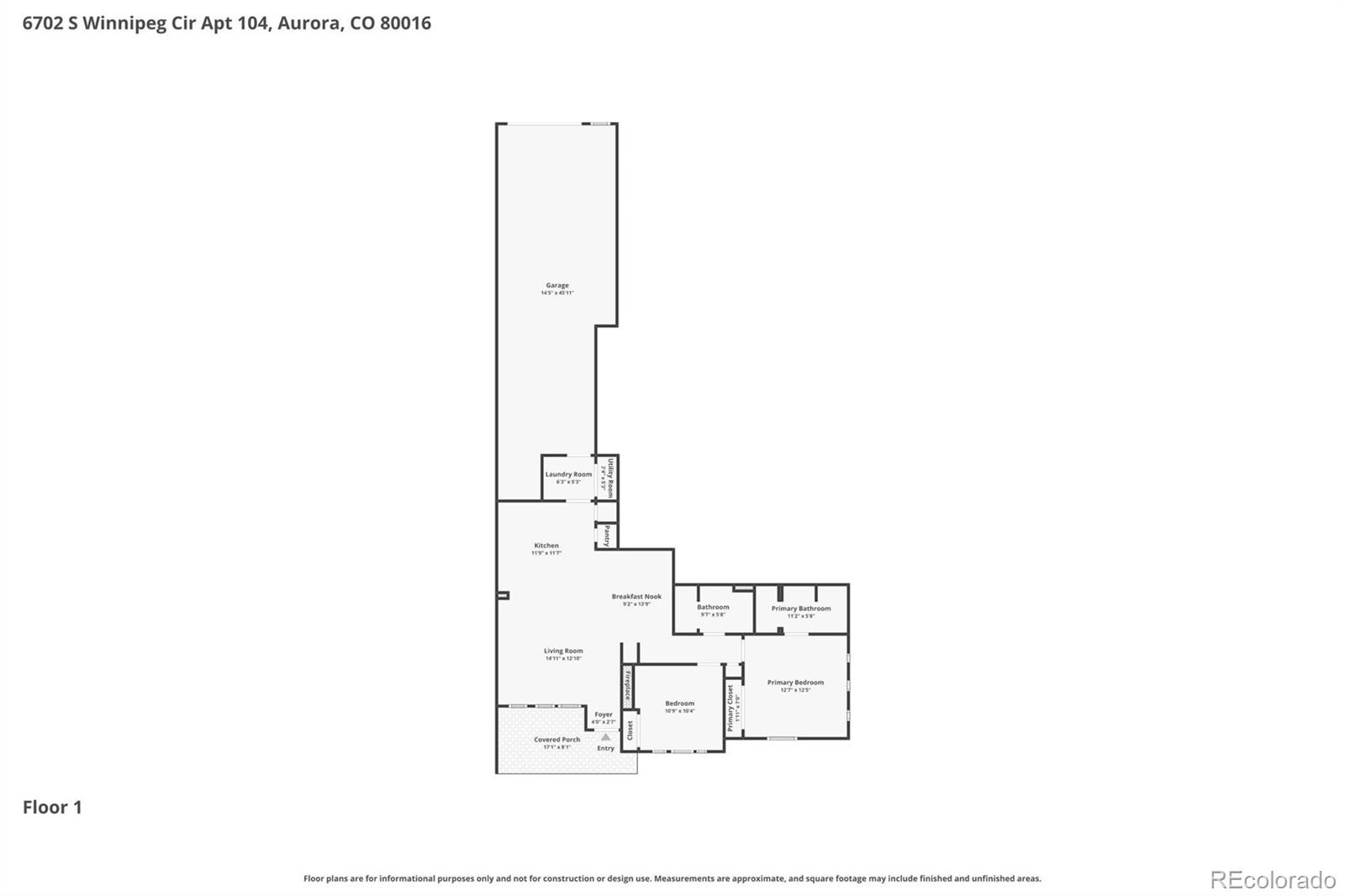 6702 S Winnipeg Circle Aurora CO 80016