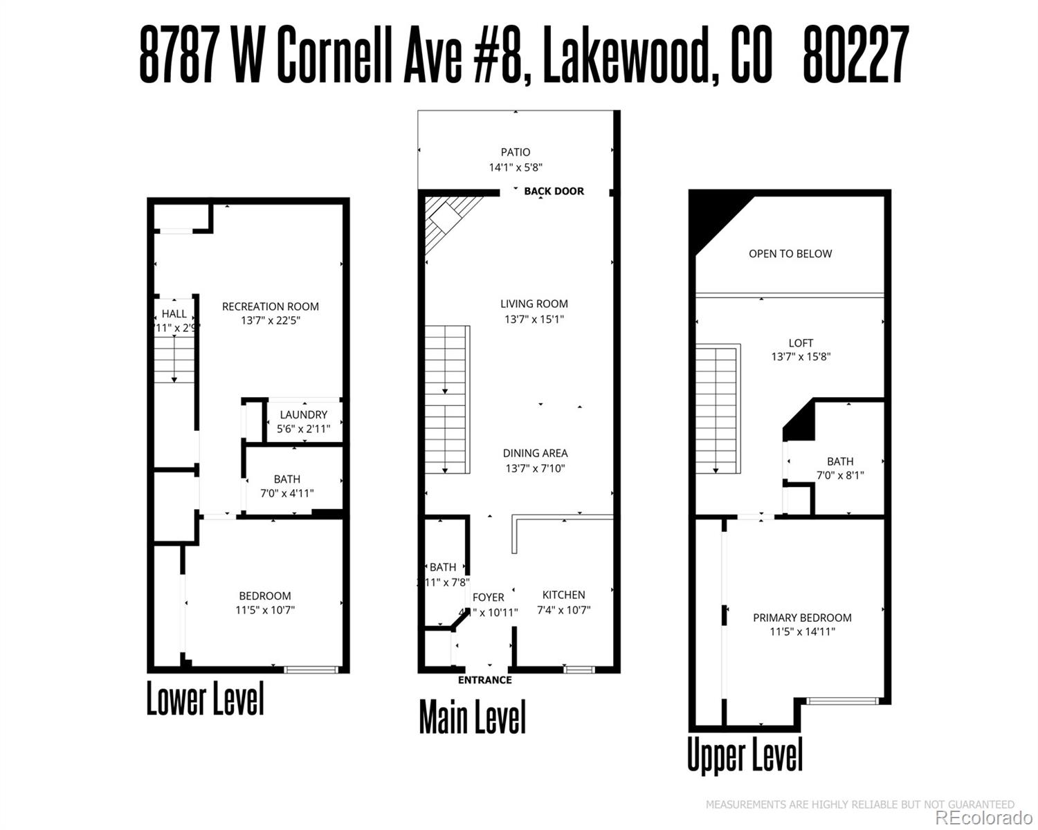 8787 W Cornell Avenue Lakewood CO 80227