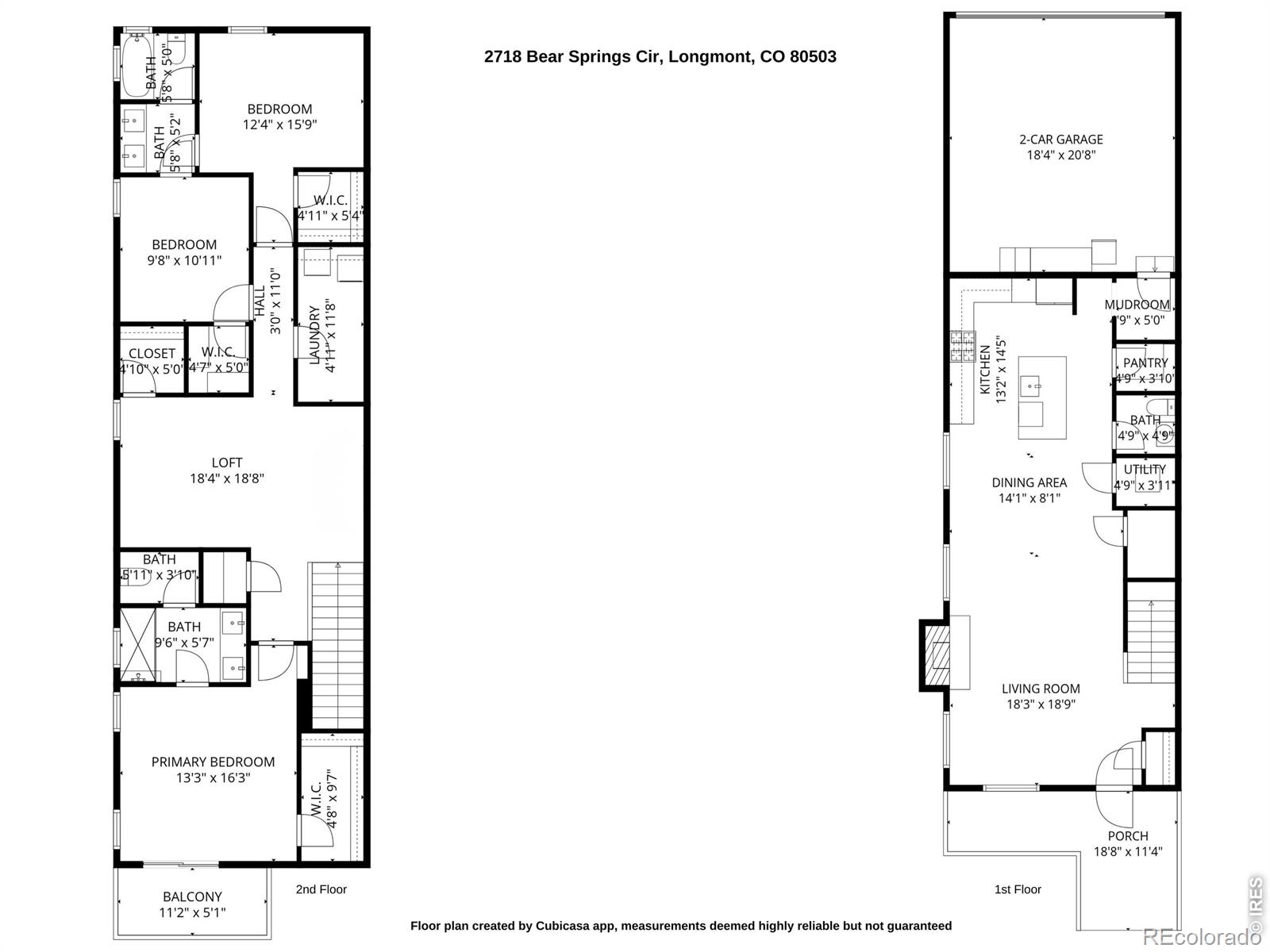 2718 Bear Springs Circle Longmont CO 80503