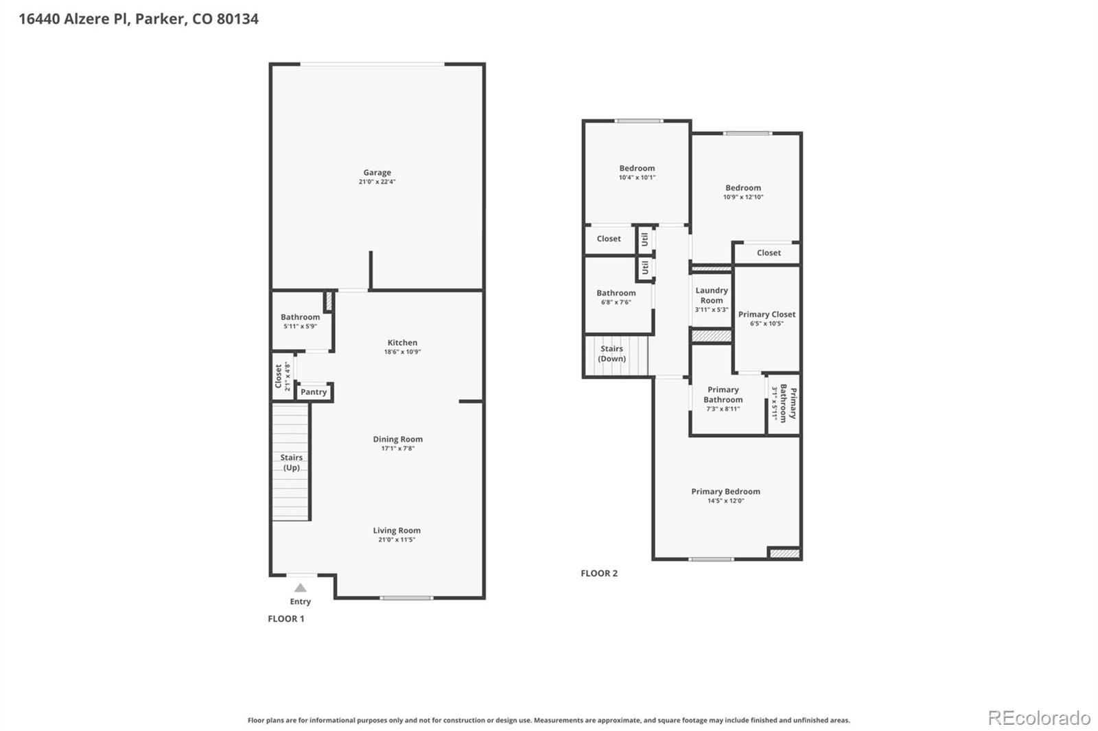 16440 Alzere Place Parker CO 80134