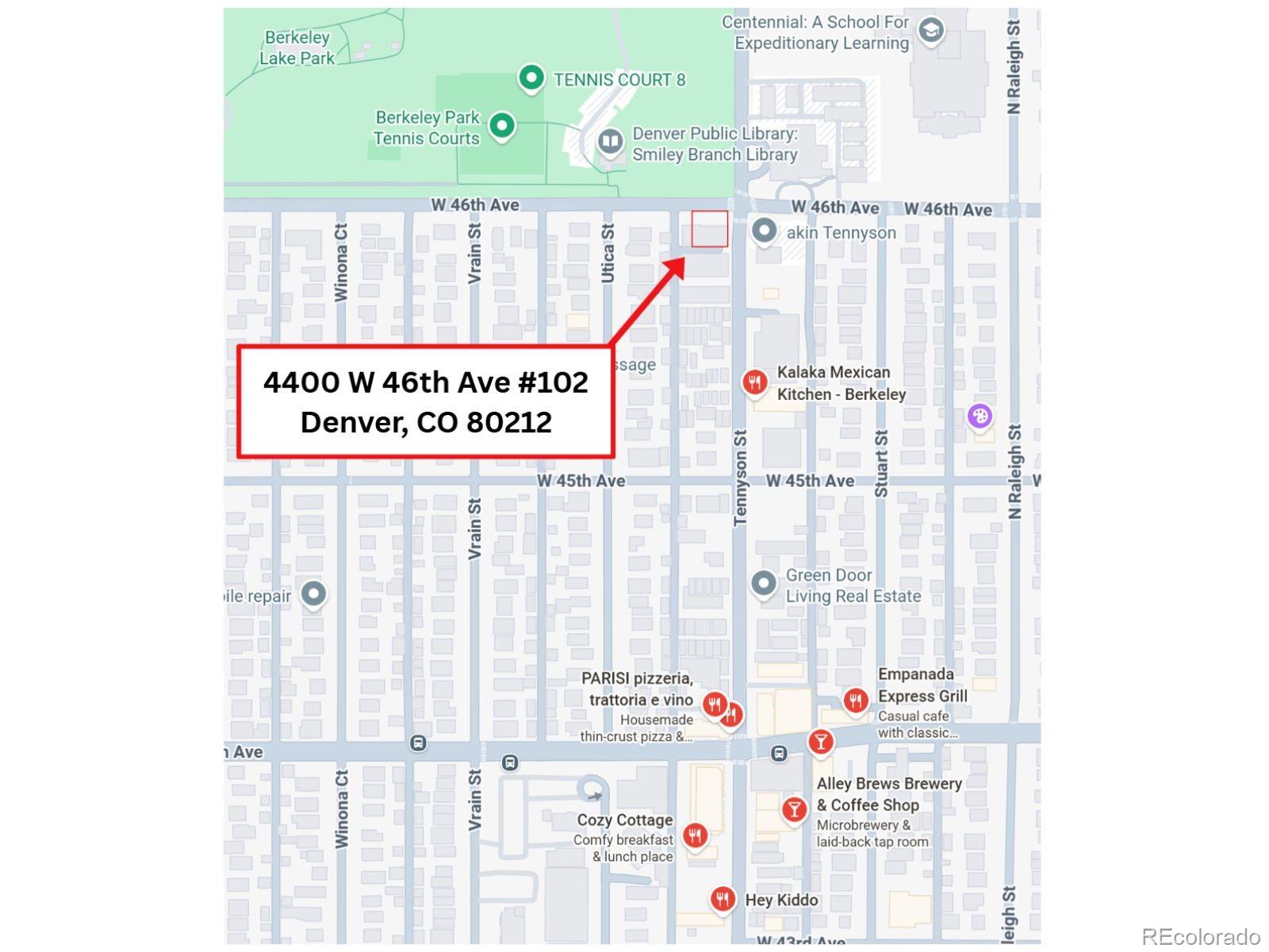 4400 W 46th Avenue Denver CO 80212