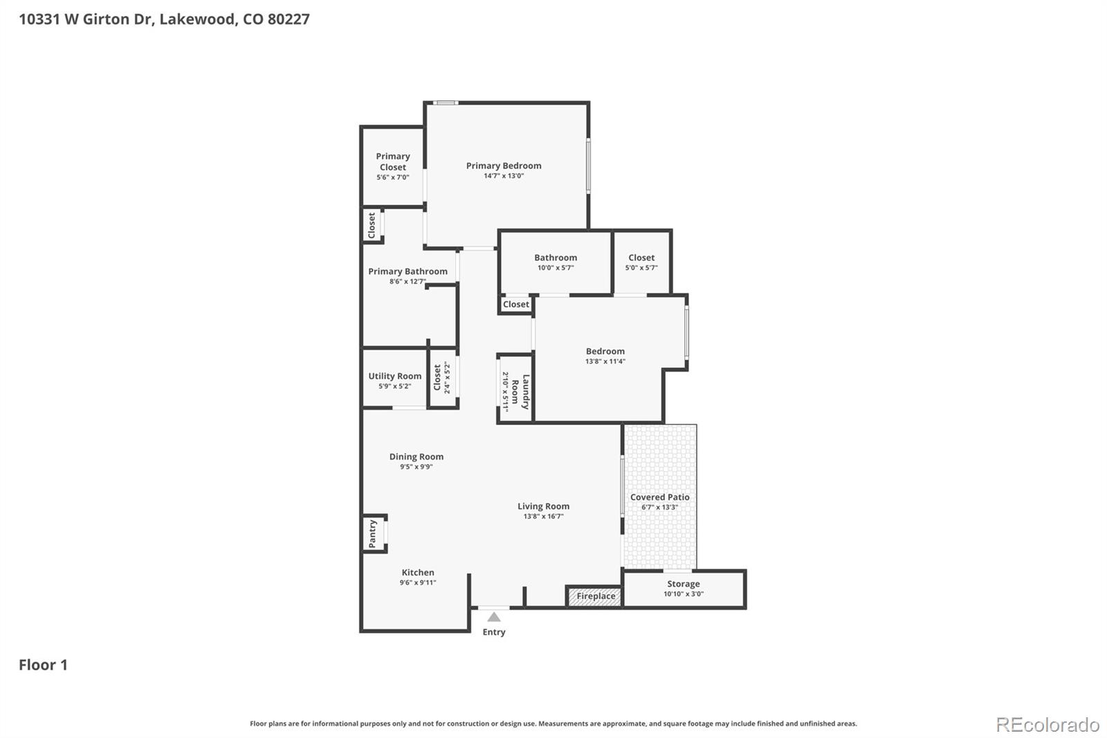 10331 W Girton Drive Lakewood CO 80227