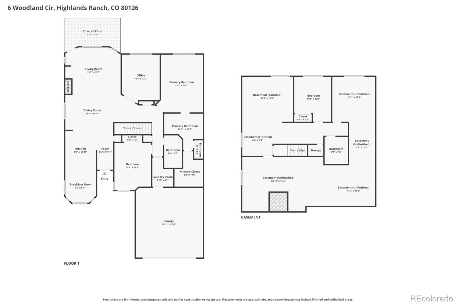 6 Woodland Circle Highlands Ranch CO 80126