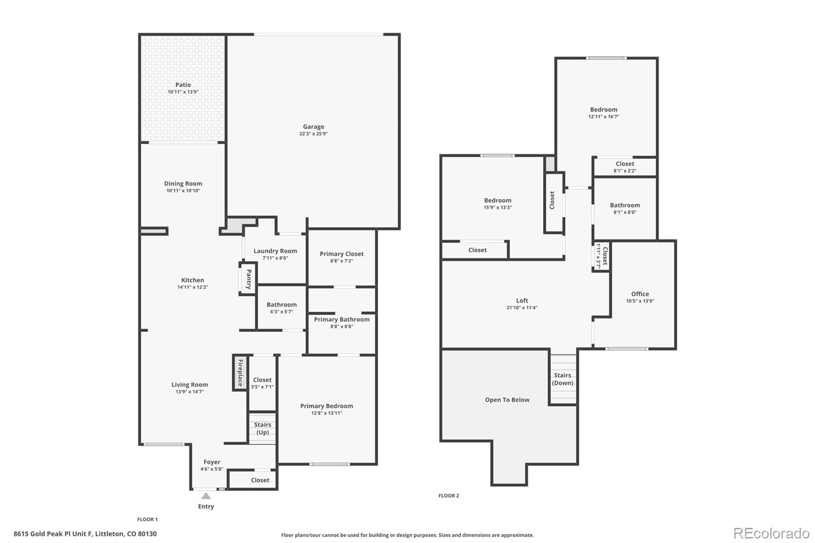 8615 Gold Peak Place Highlands Ranch CO 80130