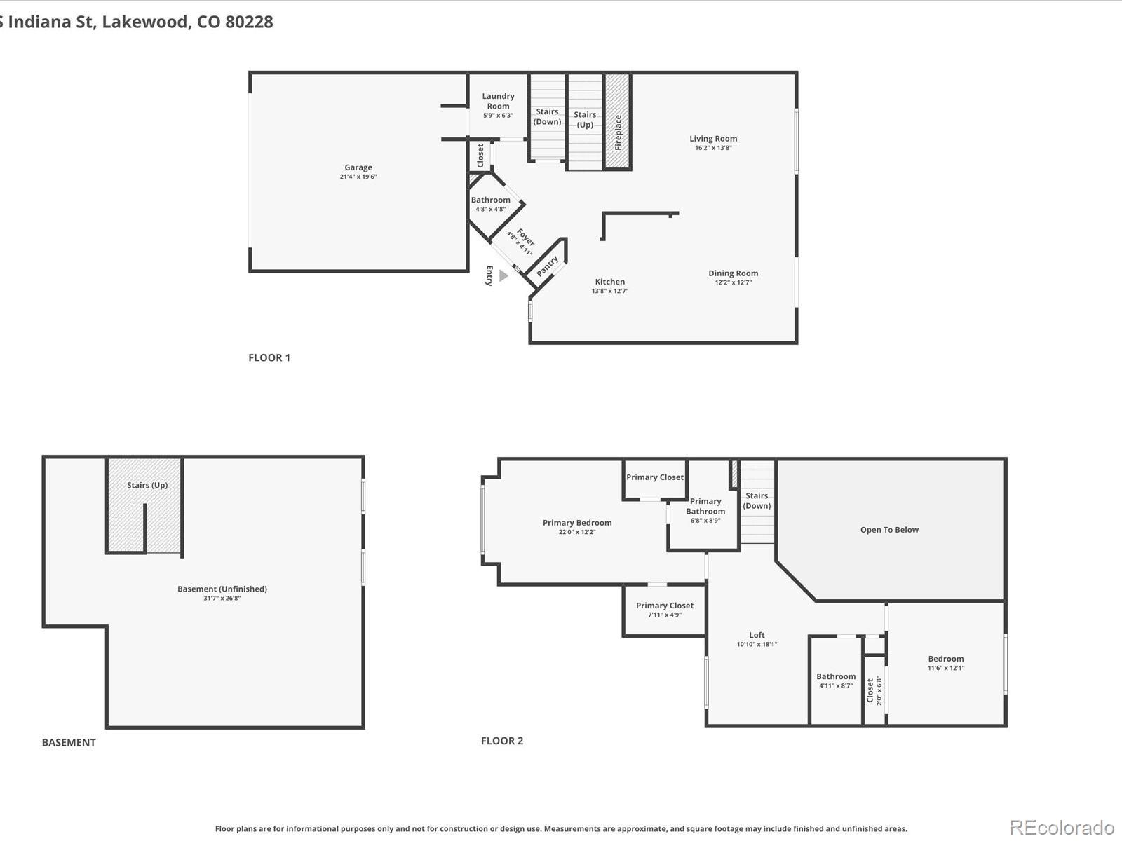 3223 S Indiana Street Lakewood CO 80228