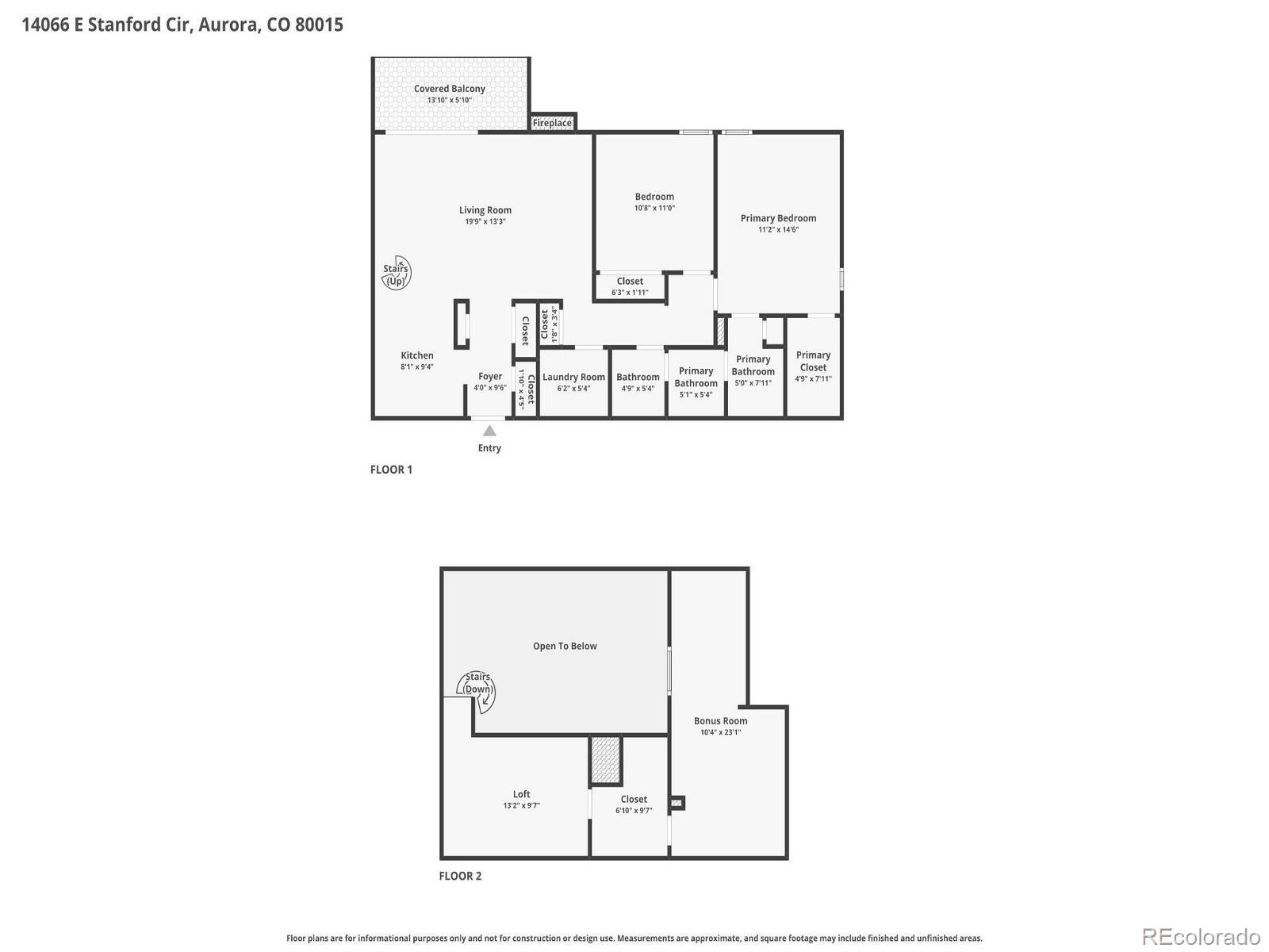 14066 E Stanford Circle Aurora CO 80015