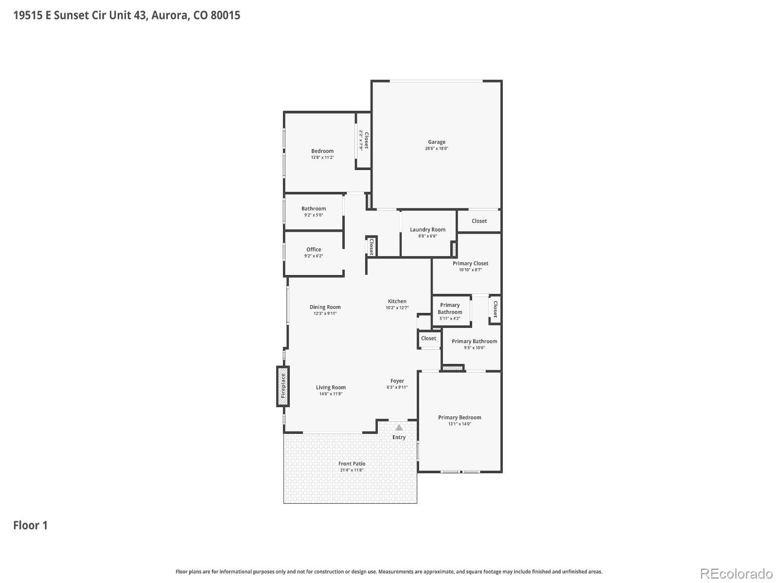 19515 E Sunset Circle Centennial CO 80015