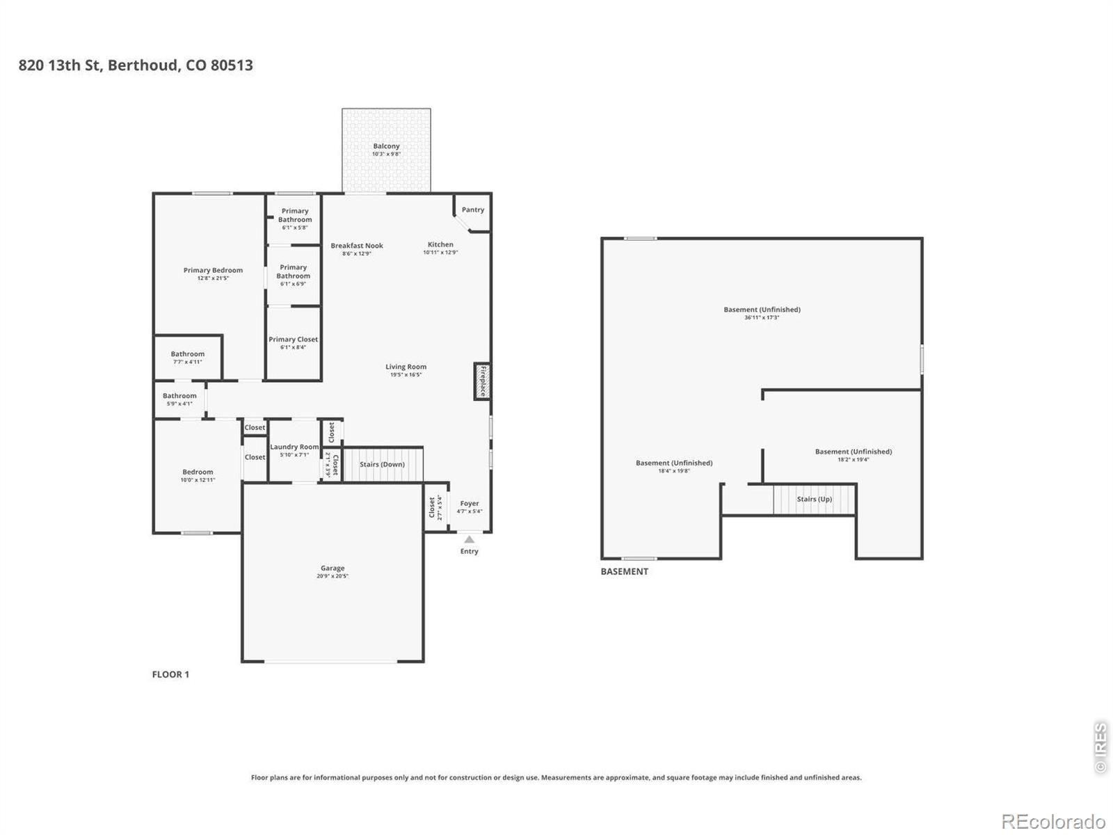 820 13th Street Berthoud CO 80513