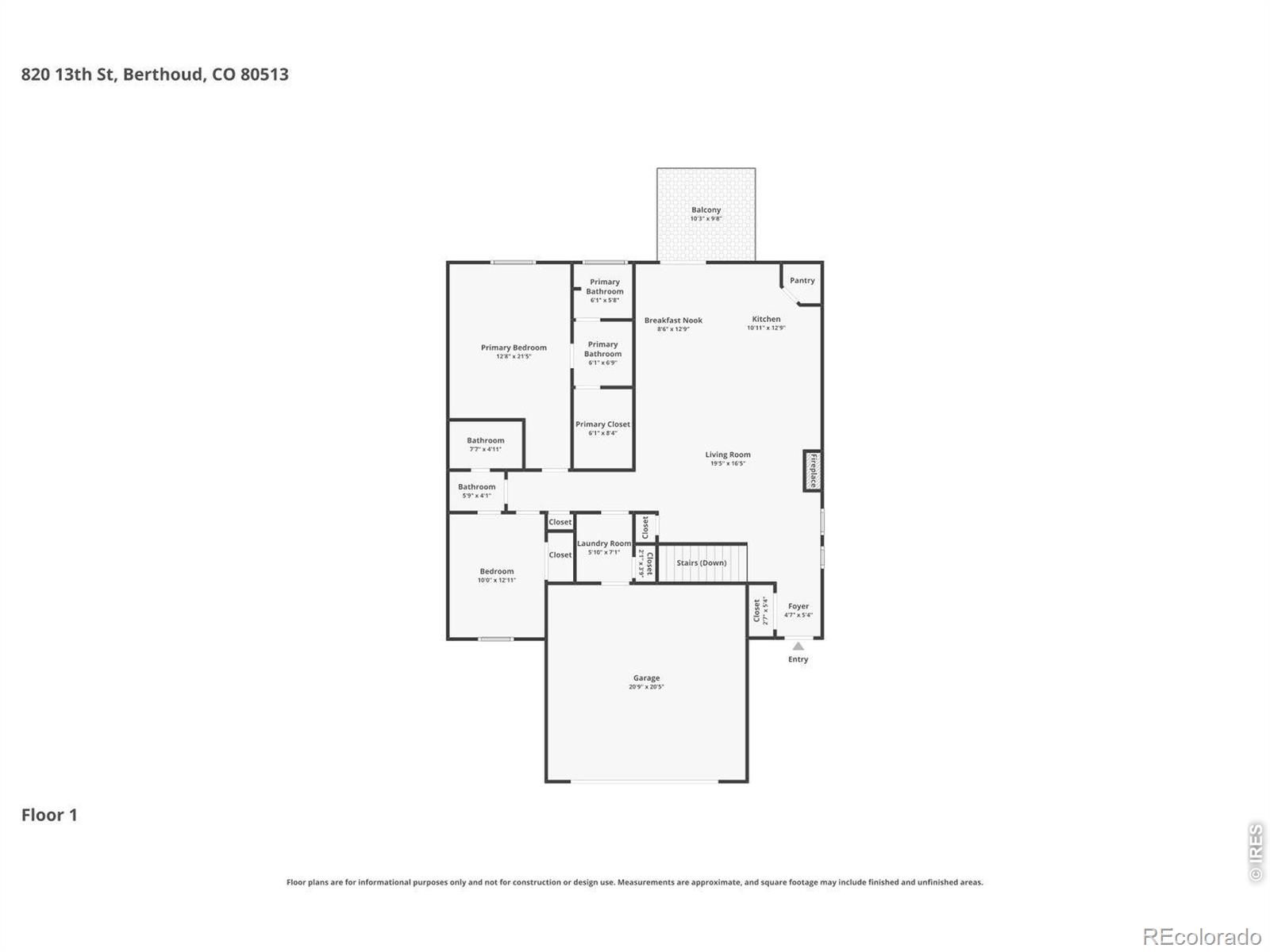 820 13th Street Berthoud CO 80513