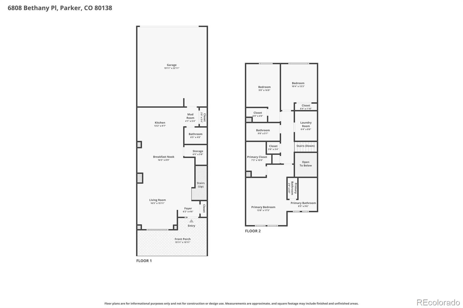 6808 Bethany Place Parker CO 80138