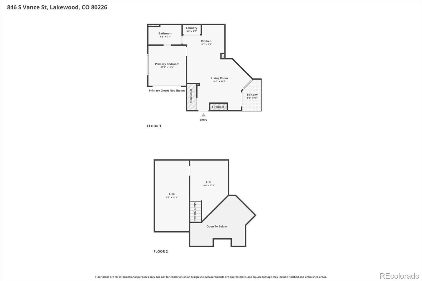 846 S Vance Street Lakewood CO 80226
