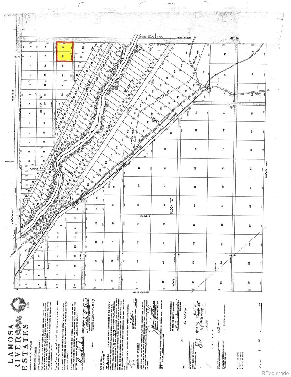 Lots 27-28 Alamosa River Estates La Jara CO 81140