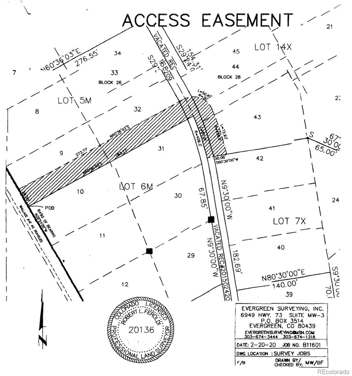 Lot 14x Wallace Avenue Conifer CO 80433
