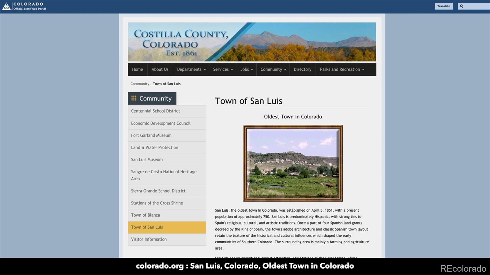 Amy Road San Luis CO 81152