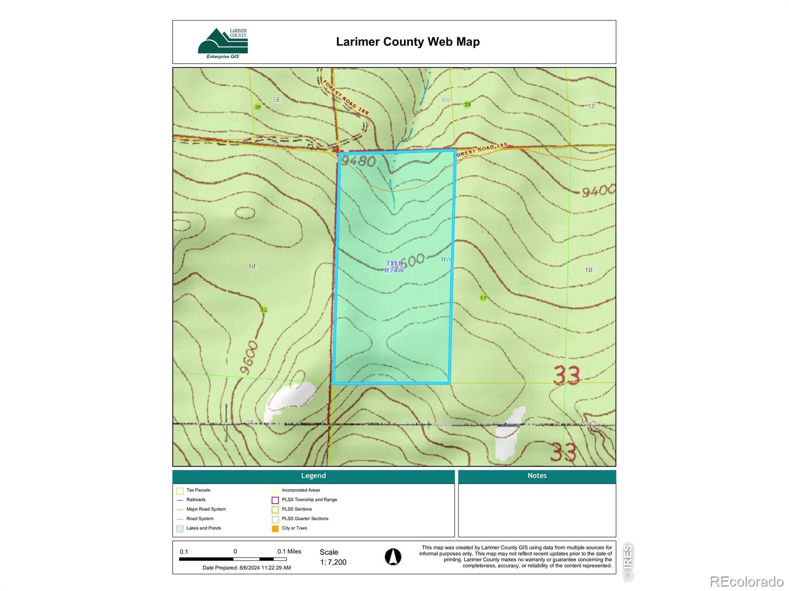 3765 Forest Road 195 Red Feather Lakes CO 80545