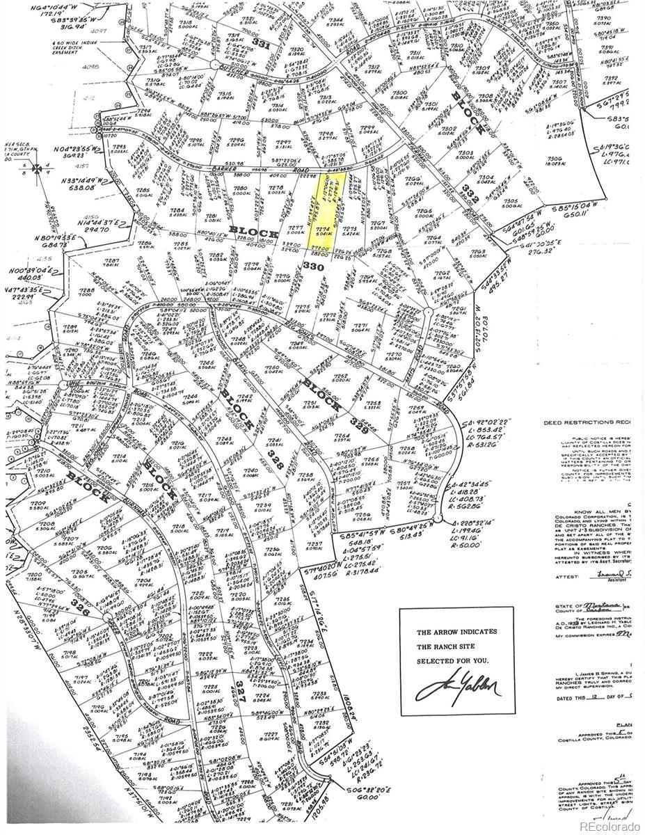 Lot 7274 Barker Road Fort Garland CO 81133