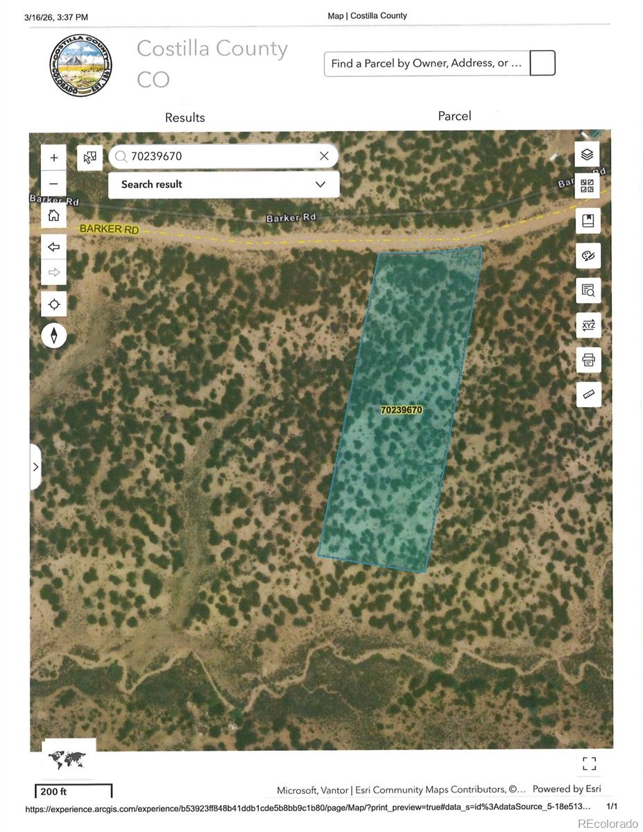 Lot 7274 Barker Road Fort Garland CO 81133