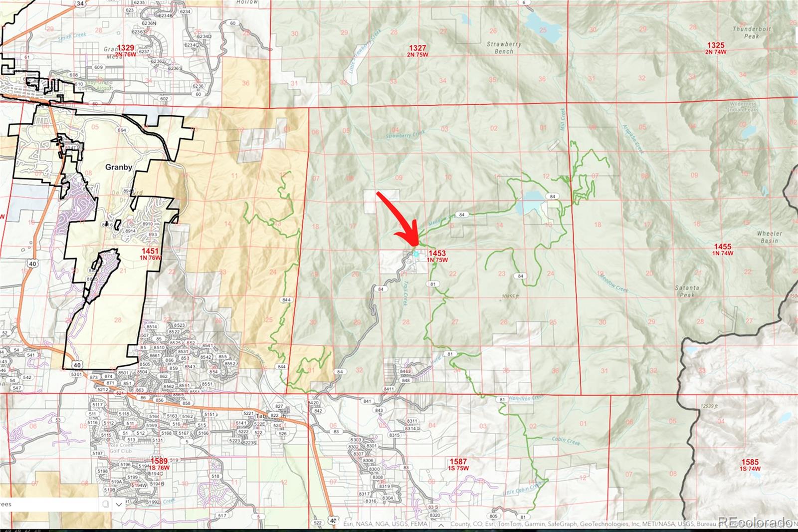 5394 GCR 84/meadow Creek Road Tabernash CO 80478