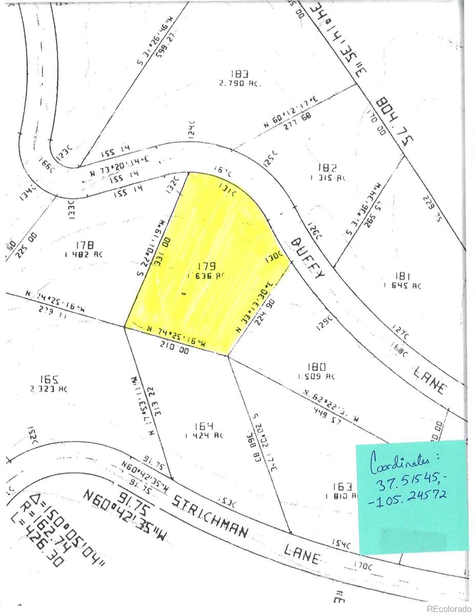 Lot 179 Duffy Lane Fort Garland CO 81133