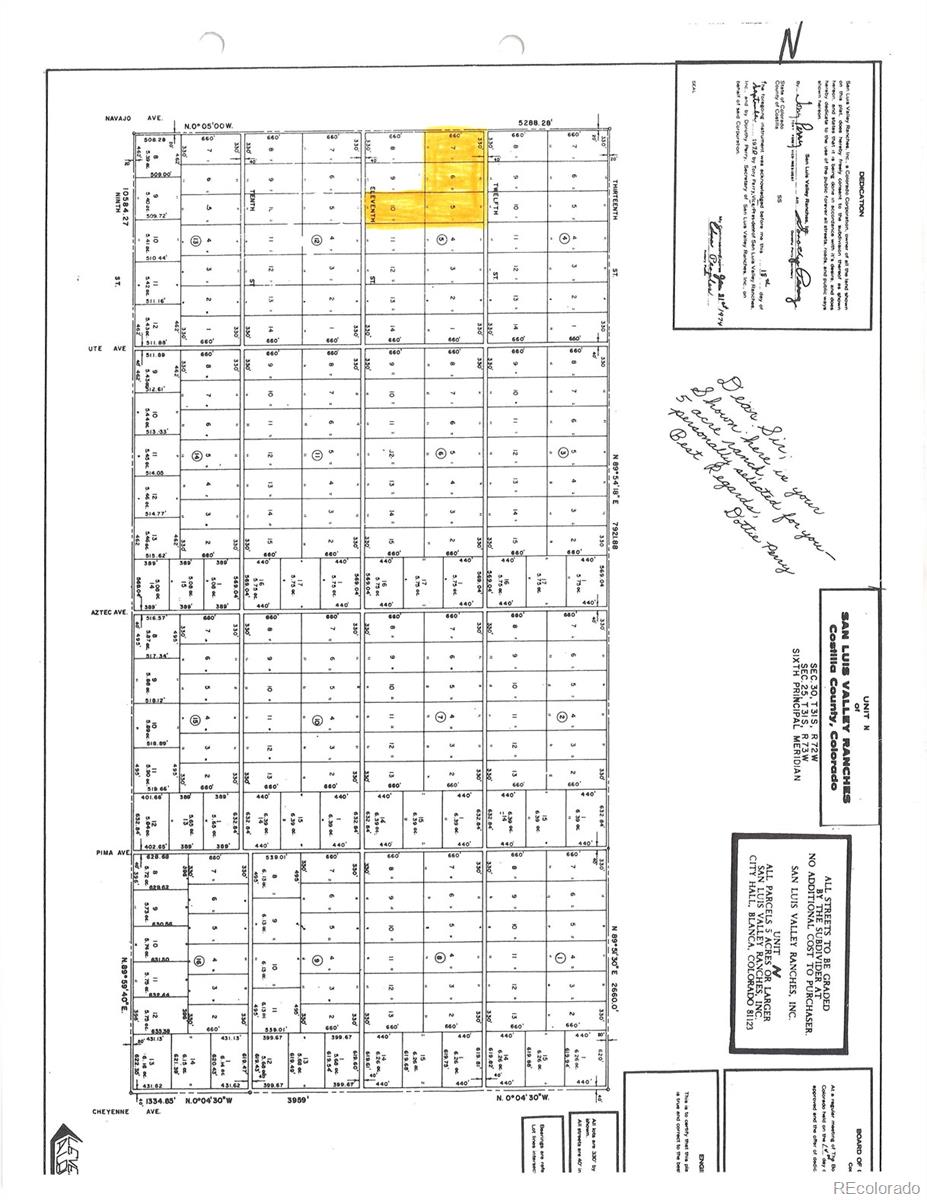 Tbd 12th Street Blanca CO 81123