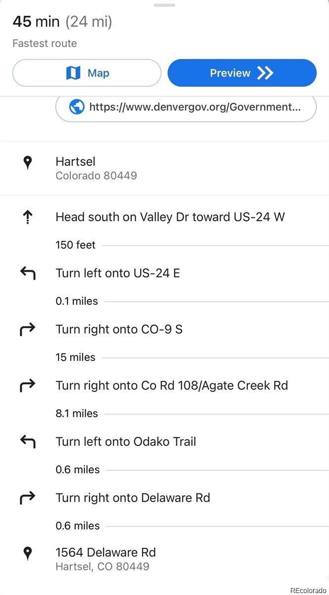 1564 Delaware Road Hartsel CO 80449