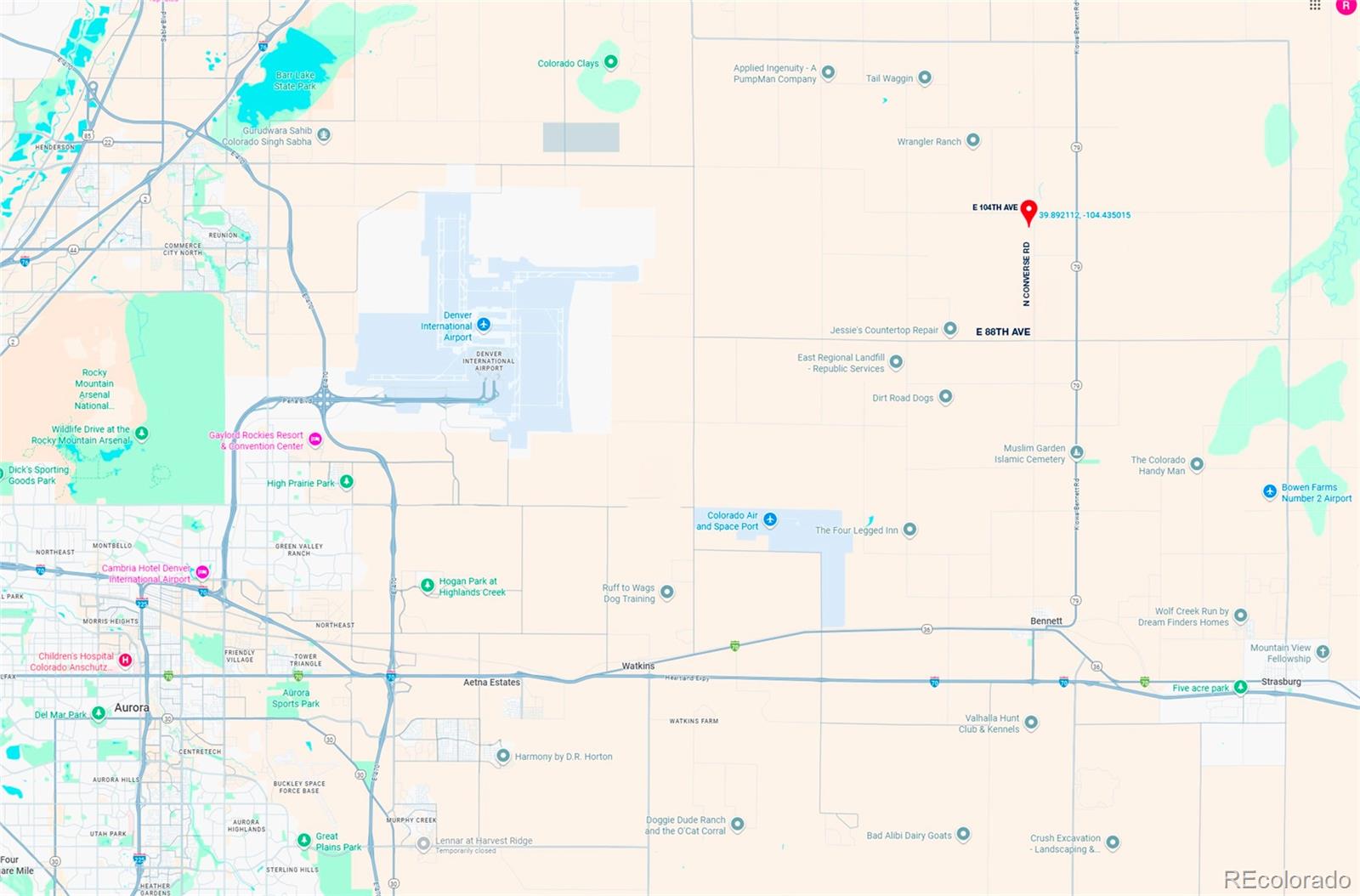 Vacant Land Parcel 2 Bennett CO 80103