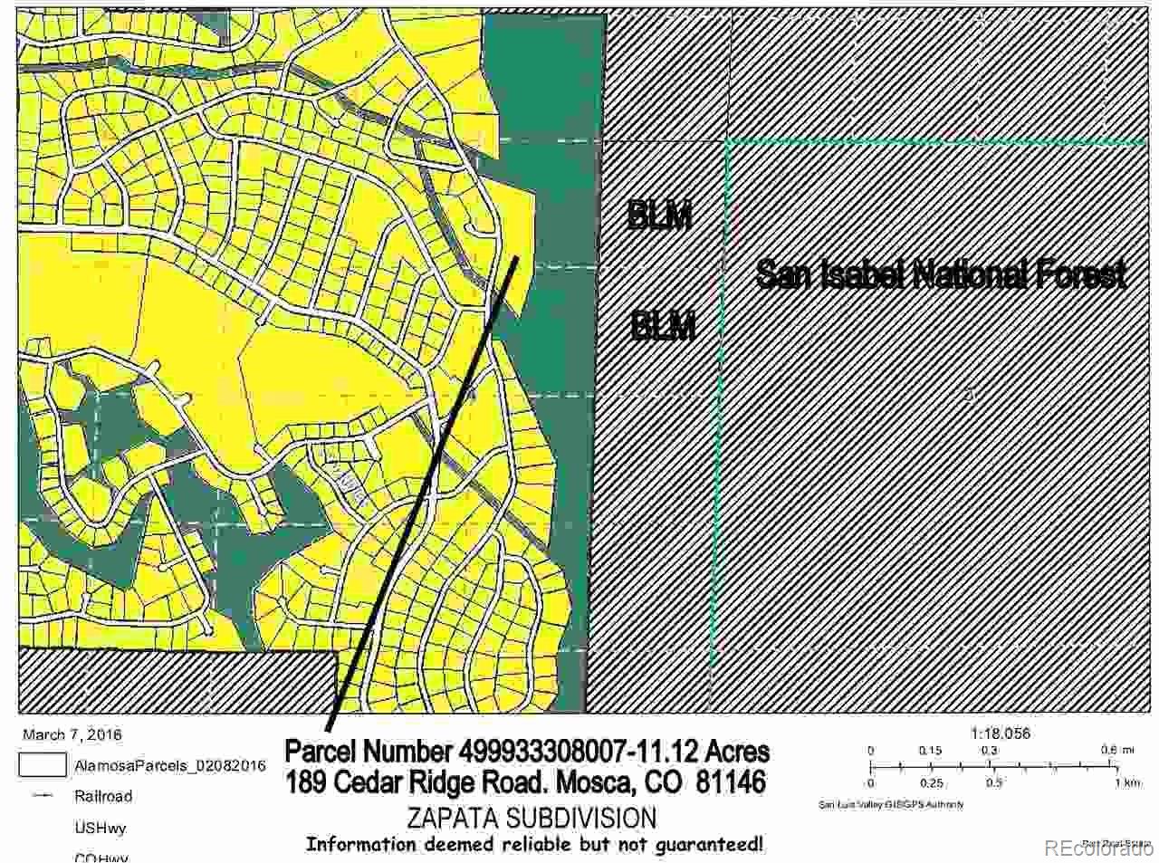 189 Cedar Ridge Road Mosca CO 81146