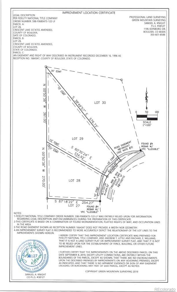 854 Crescent Lake Road Golden CO 80403