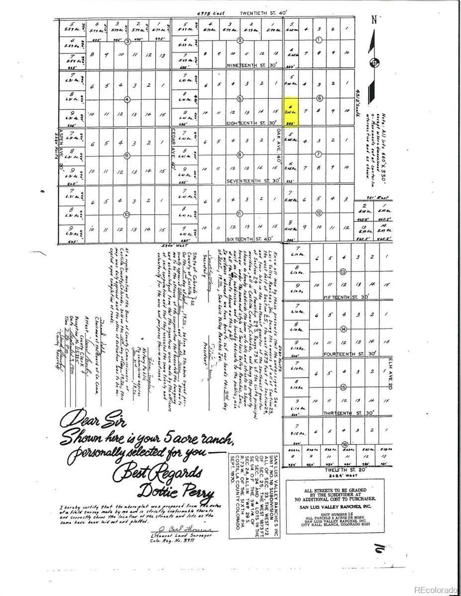 Lot 6 Nn 18th Street Blanca CO 81123