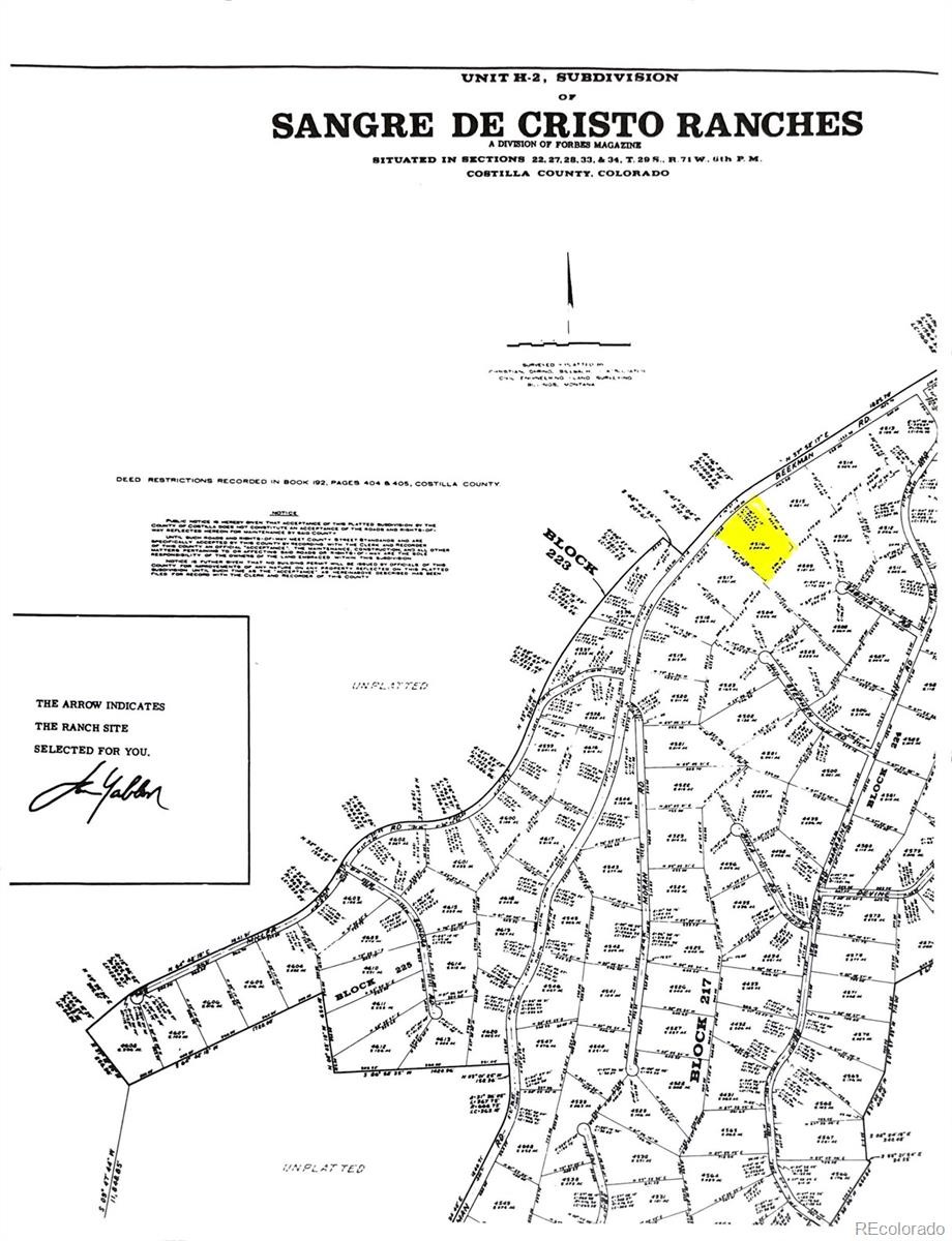 Lot 4516 Beekman Fort Garland CO 81133