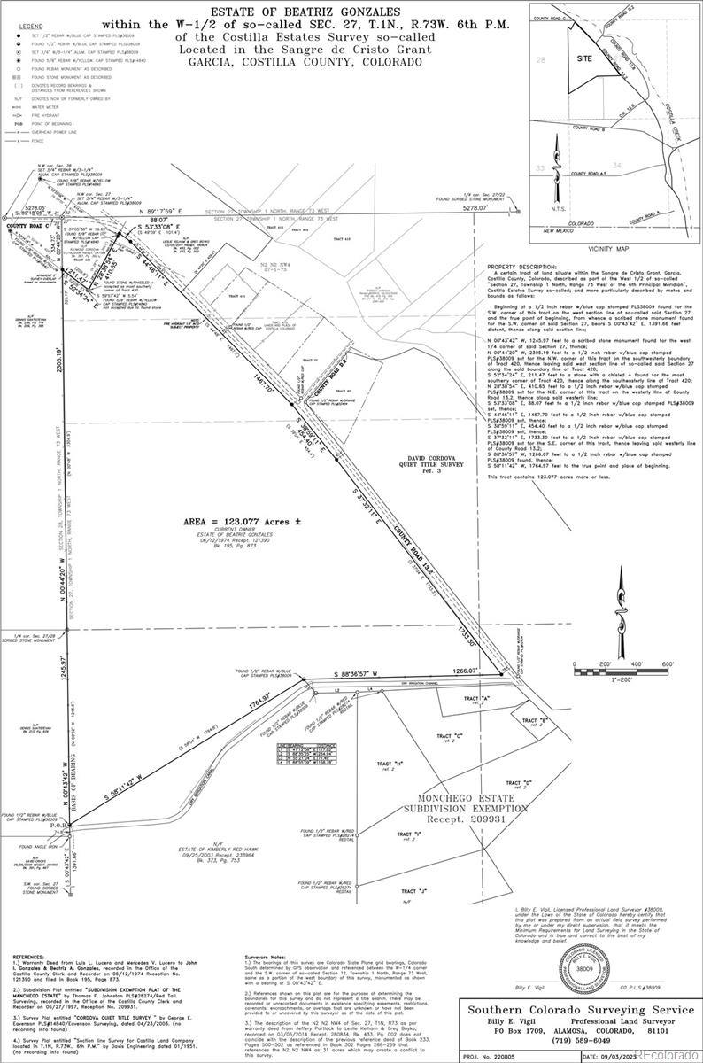 123 Acres County Road 13.2 Garcia CO 81152