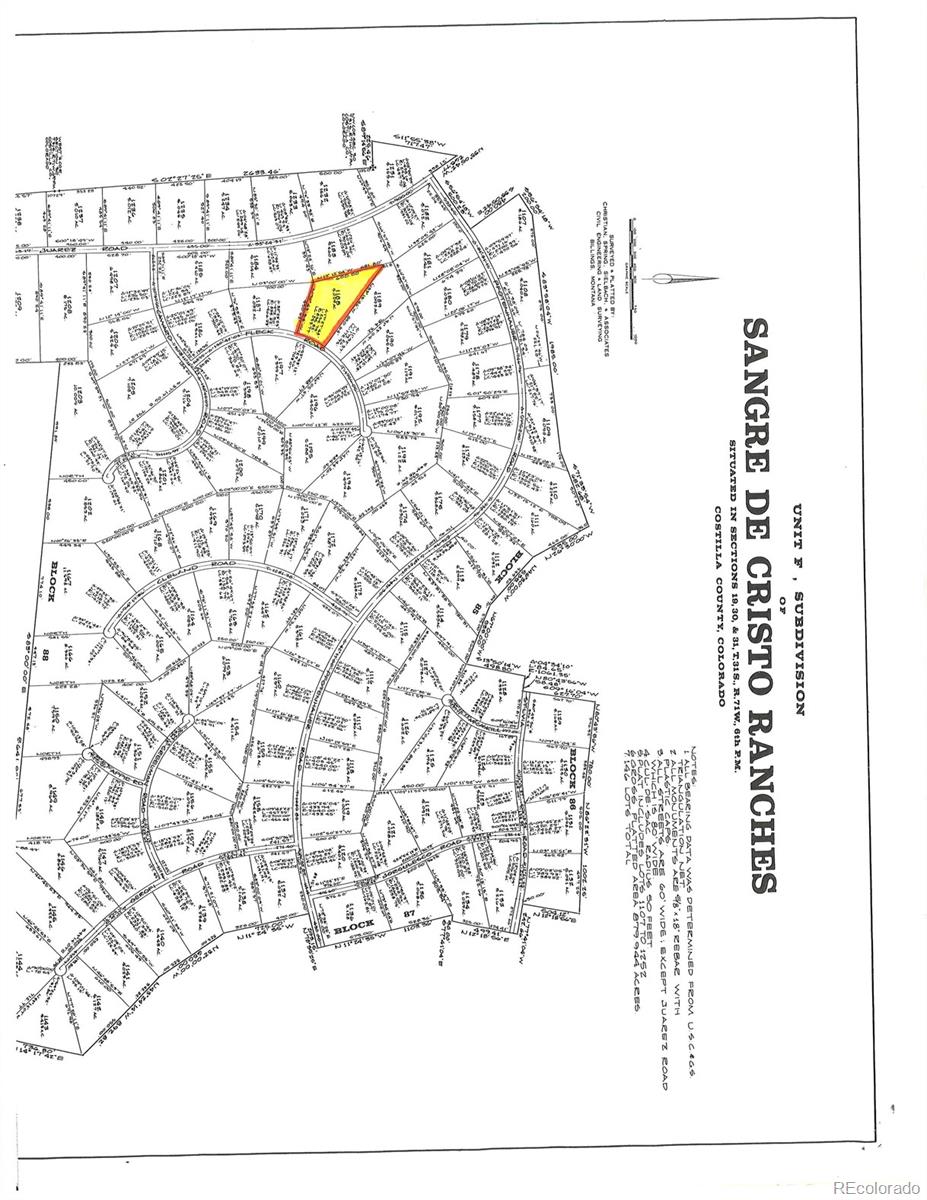 Lot 1188 Fleck Road Fort Garland CO 81133